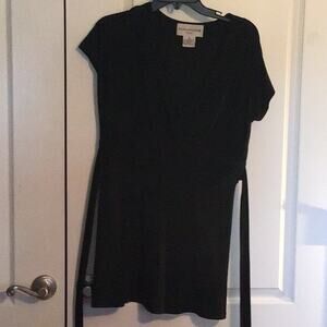Evan Picone short black dress size 6